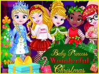 image bg Baby Princesses Christmas: Dress Up Game