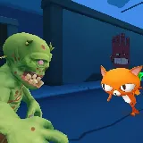 Angry Cat Run Zombies Alley