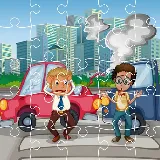 Crash Car Jigsaw