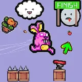 Cute Rabbit's Challenging Adventure