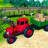 Farmer Tractor Cargo Simulation