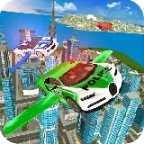 Flying Police Car Simulator