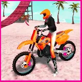 Motocross Beach Jumping Bike Stunt Game