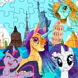 Unicorns Travel The World Puzzle