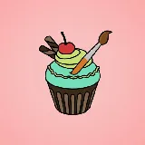 Yummy Cupcake Coloring
